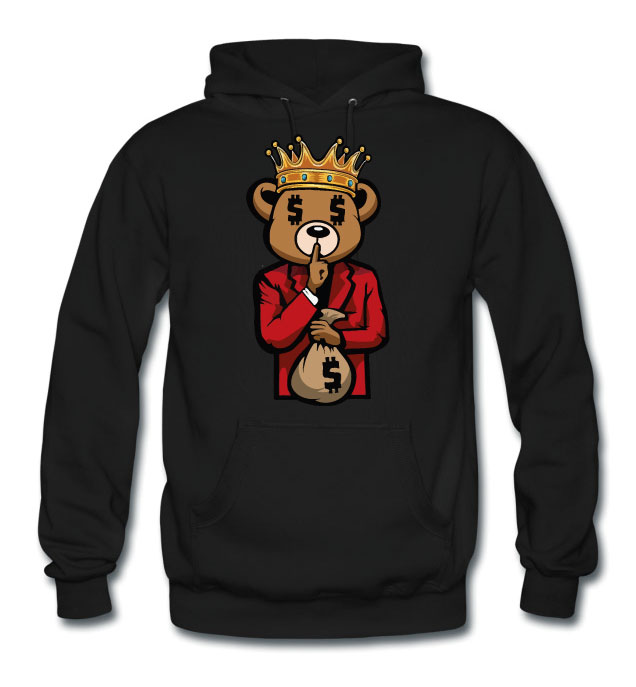 Hoodie King Money Bear